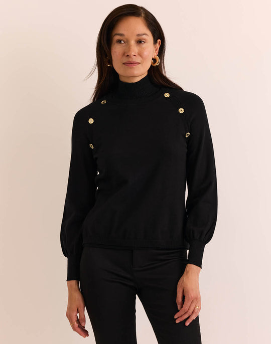 Kaye Long Sleeve Mock Neck Sweater