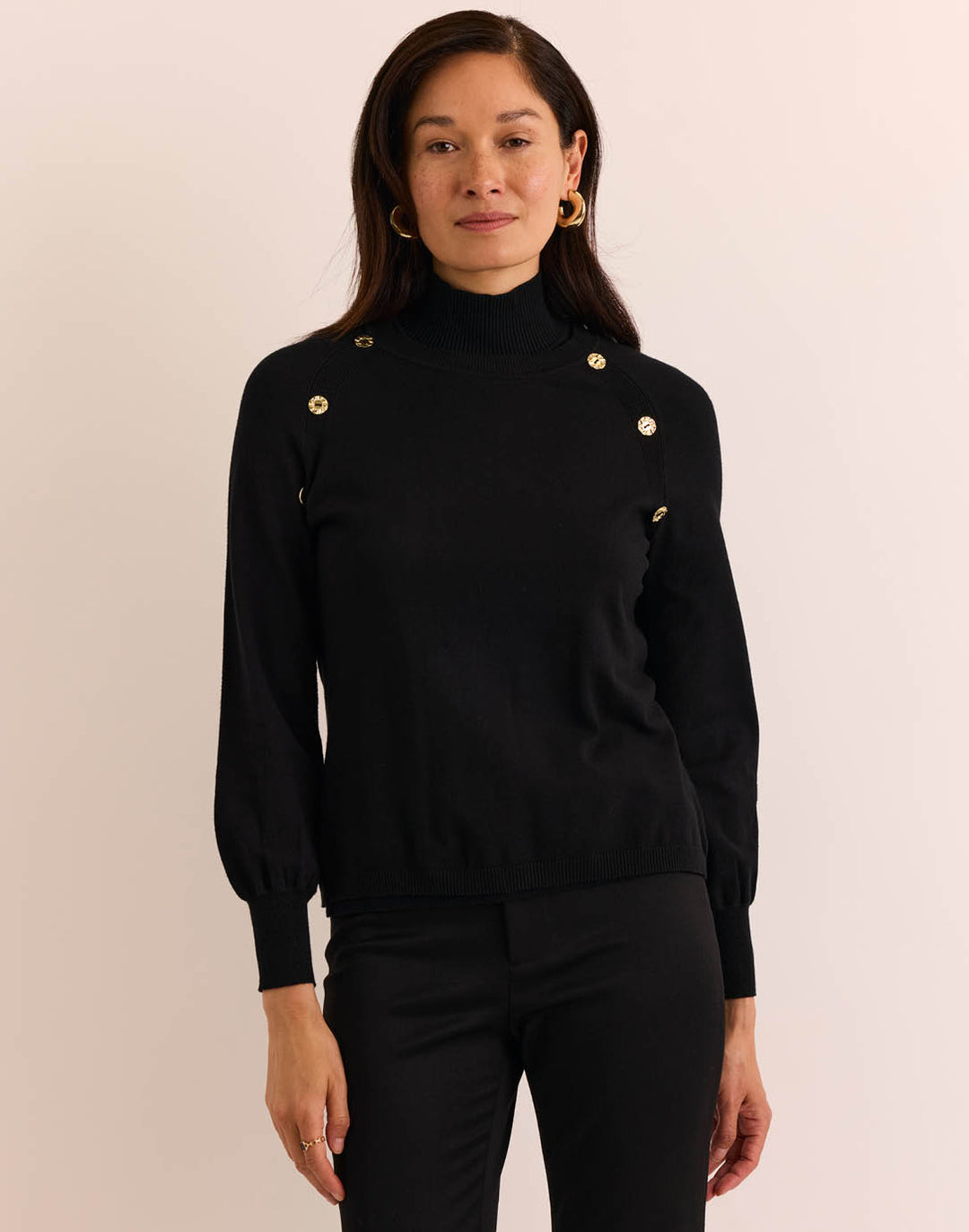 Kaye Long Sleeve Mock Neck Sweater