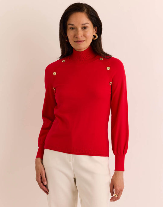 Kaye Long Sleeve Mock Neck Sweater