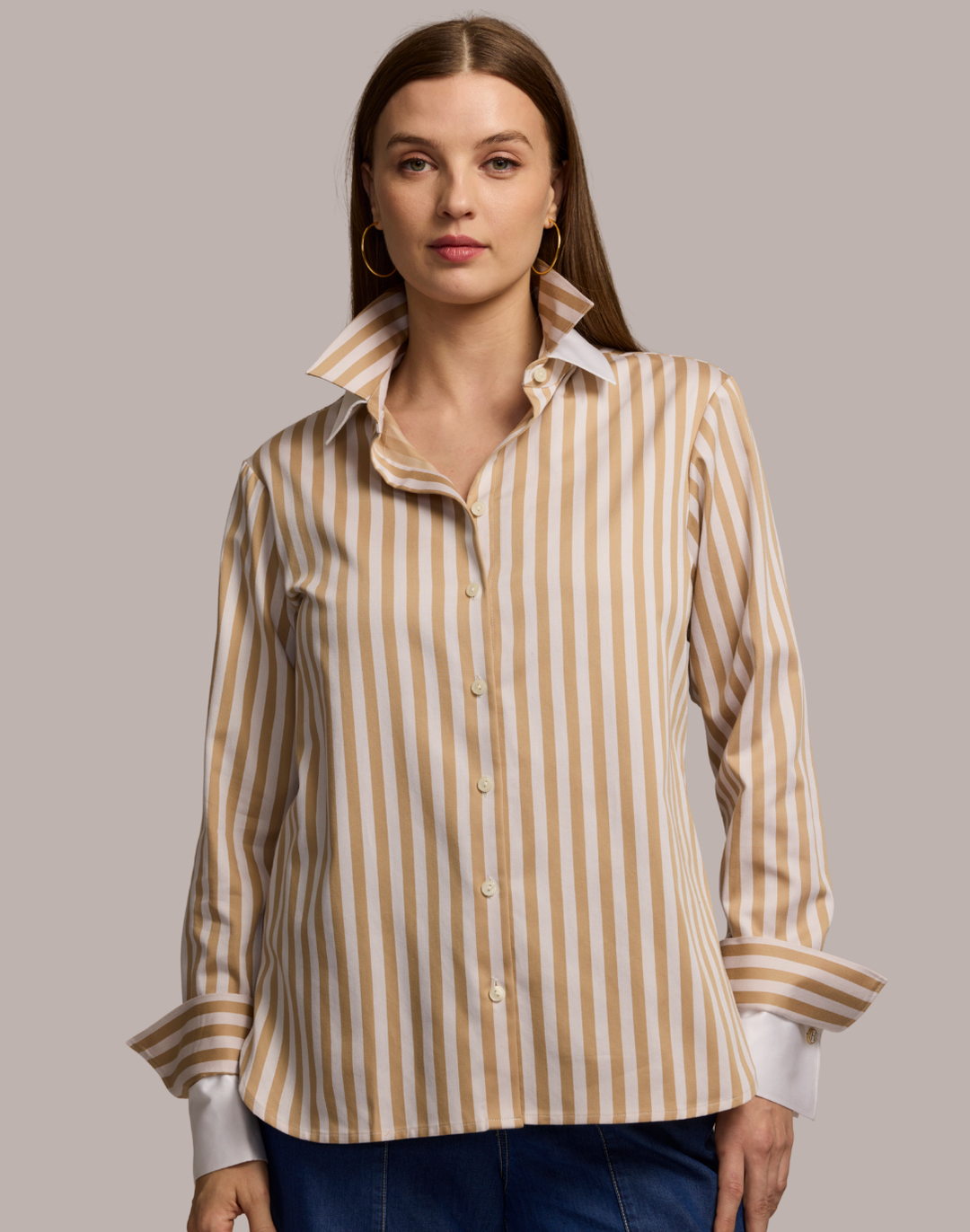 Margot Long Sleeve Stripe Shirt