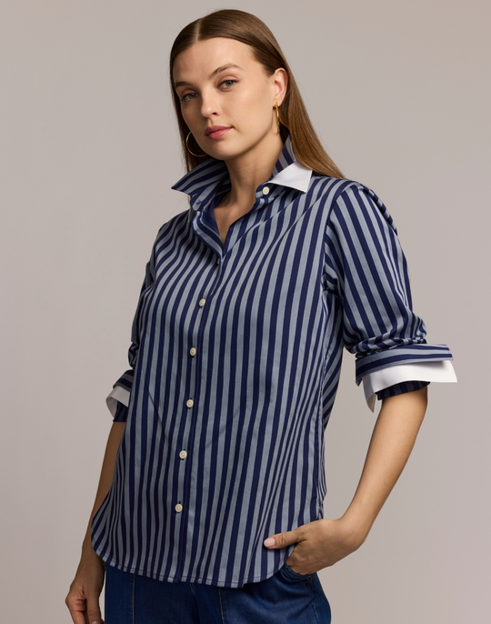 Margot Long Sleeve Stripe Shirt