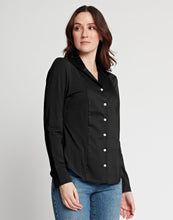 Load image into Gallery viewer, Donna Long Sleeve Wing Collar &quot;T&quot; Shirt