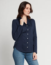 Load image into Gallery viewer, Donna Long Sleeve Wing Collar &quot;T&quot; Shirt