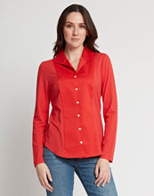 Load image into Gallery viewer, Donna Long Sleeve Wing Collar &quot;T&quot; Shirt