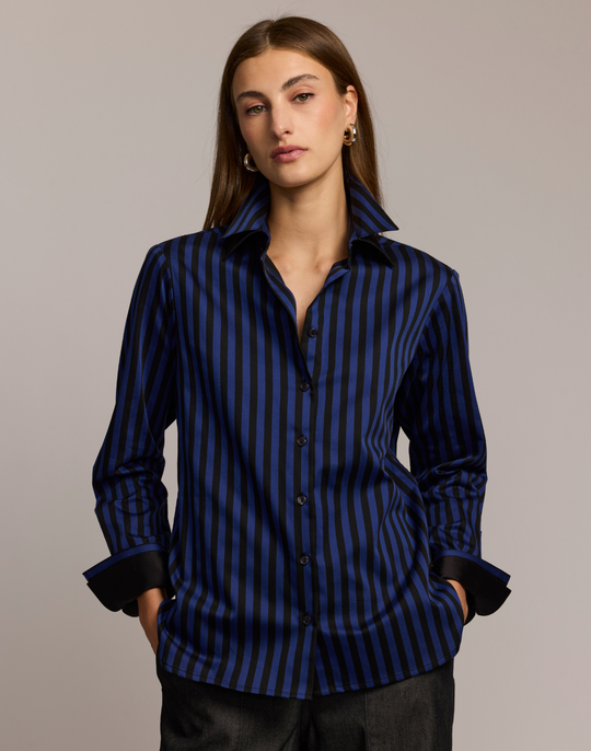 Margot Long Sleeve Stripe Shirt