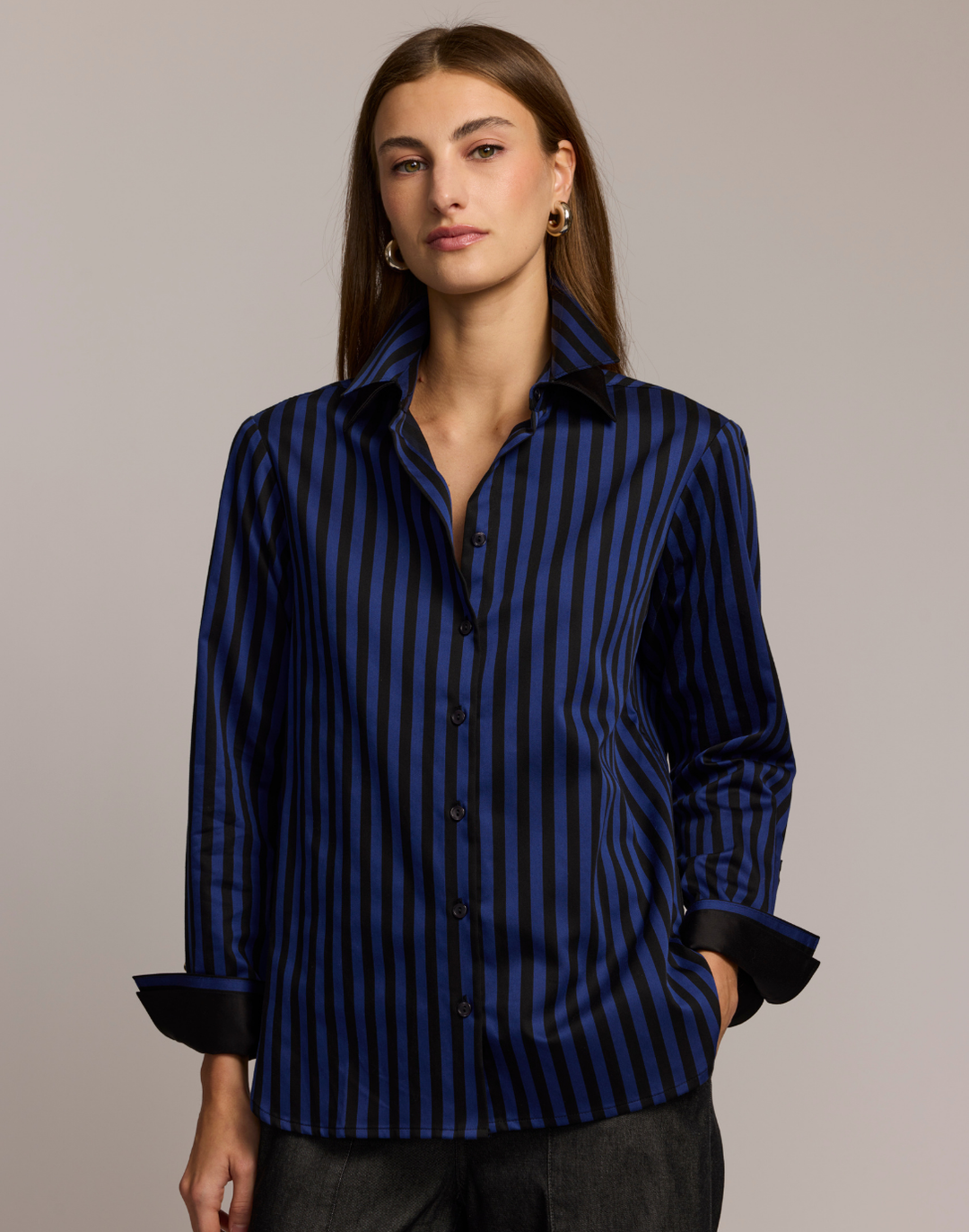 Margot Long Sleeve Stripe Shirt