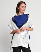 Load image into Gallery viewer, Reversible Silk Blend Satin Wrap