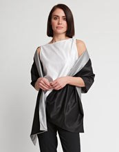 Load image into Gallery viewer, Reversible Silk Blend Satin Wrap