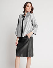 Load image into Gallery viewer, Sandra Reversible 3/4 Sleeve Silk Blend Satin Jacket