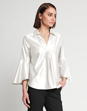 Load image into Gallery viewer, Nicole Bracelet Sleeve Silk Blend Satin Top