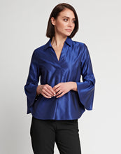 Load image into Gallery viewer, Nicole Bracelet Sleeve Silk Blend Satin Top