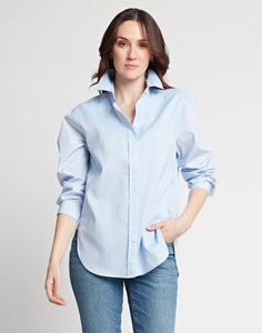 Halsey Long Sleeve Solid Blocked Stripe Galore Shirt