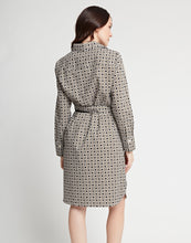 Load image into Gallery viewer, Kathleen Long Sleeve Geometric Tile Print Dress