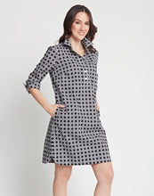 Load image into Gallery viewer, Aileen 3/4 Sleeve Lattice Print Dress