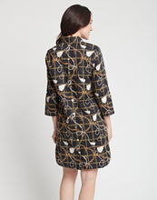 Load image into Gallery viewer, Aileen 3/4 Sleeve Chain Motif Print Dress