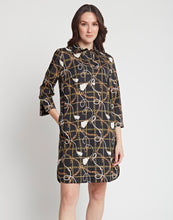 Load image into Gallery viewer, Aileen 3/4 Sleeve Chain Motif Print Dress