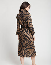 Load image into Gallery viewer, Tamron Long Sleeve Abstract Zebra Print Dress