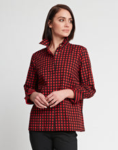 Load image into Gallery viewer, Xena Long Sleeve Black Stripe/Gingham Combo Shirt