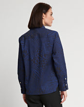 Load image into Gallery viewer, Margot Long Sleeve Animal Jacquard Shirt