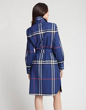Load image into Gallery viewer, Kathleen Long Sleeve Oversized Plaid Dress