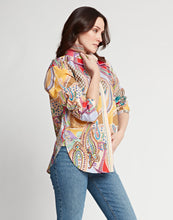 Load image into Gallery viewer, Halsey Long Sleeve Multi-Colored Paisley Print Shirt