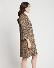 Load image into Gallery viewer, Nicole Bracelet Sleeve Oversized Animal Jacquard Dress