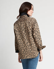 Load image into Gallery viewer, Halsey Long Sleeve Oversized Animal Jacquard Shirt