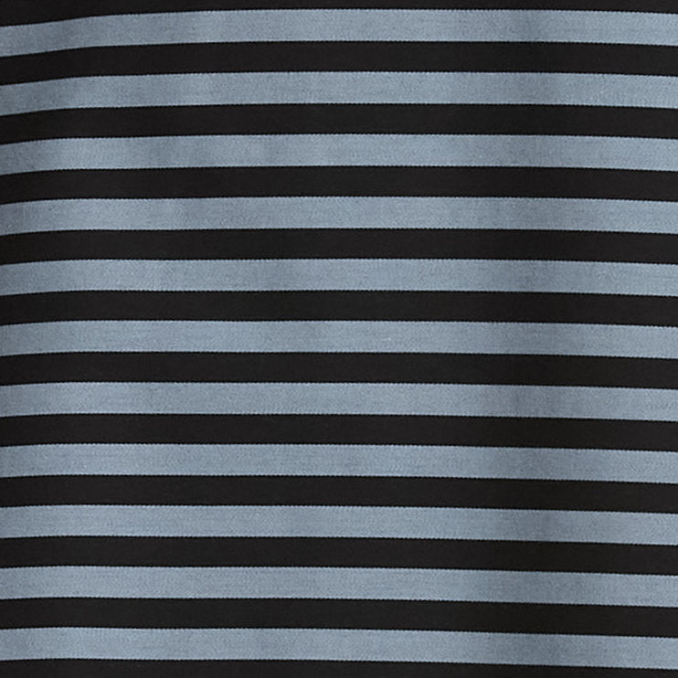 Aileen 3/4 Sleeve Stripe/Gingham Black Combo Top