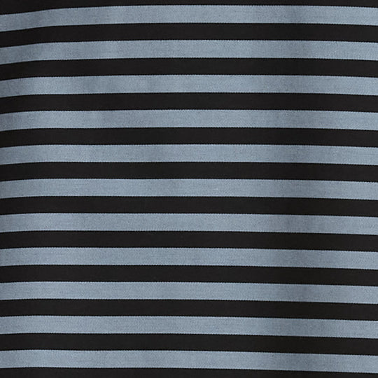 Aileen 3/4 Sleeve Stripe/Gingham Black Combo Top