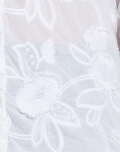 Margot Long Sleeve Floral Applique Shirt