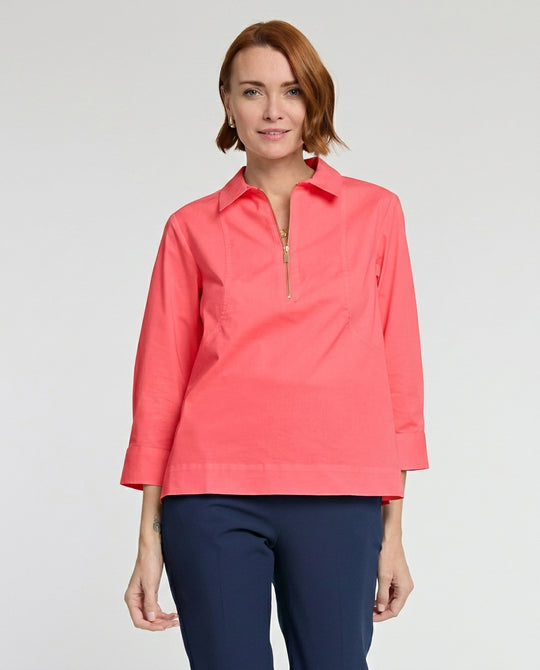 Alexis 3/4 Sleeve Cotton Top