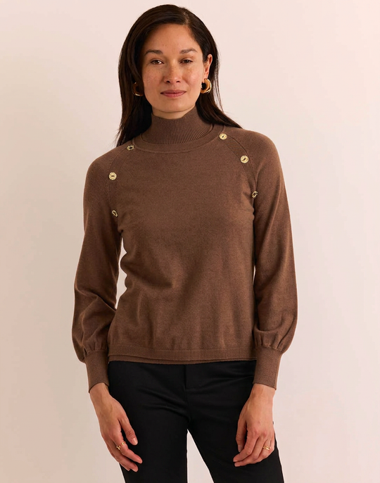 Kaye Long Sleeve Mock Neck Sweater