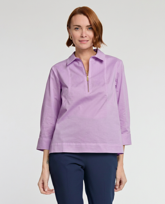Alexis 3/4 Sleeve Cotton Top