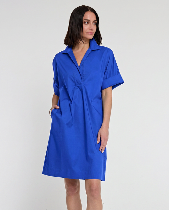 Cindy Elbow Sleeve Cotton Dress