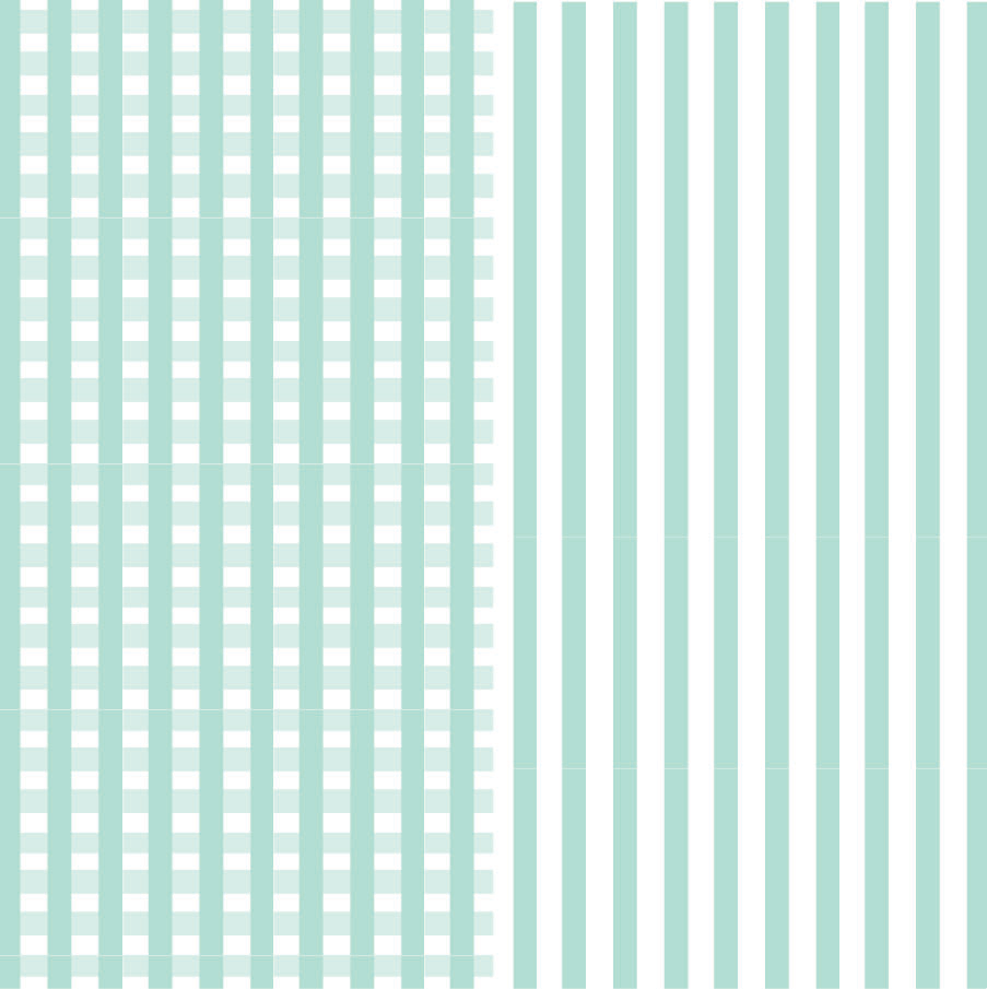 Aileen 3/4 Sleeve Stripe/Gingham White Combo Top