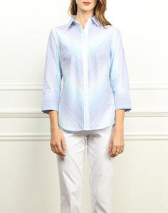 Clarice Luxe Cotton in Ombre Stripes