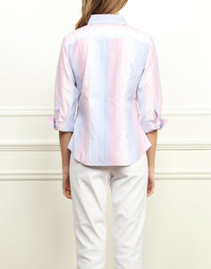 Clarice Luxe Cotton in Ombre Stripes