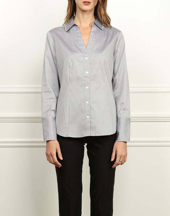 Loretta Classic Fit Shirt In Tahitian Pearl