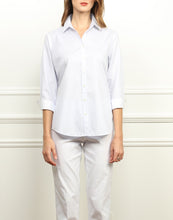Load image into Gallery viewer, Clarice Luxe Cotton Classic Fit Shirt in Stripe