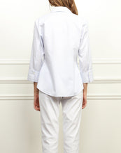 Load image into Gallery viewer, Clarice Luxe Cotton Classic Fit Shirt in Stripe