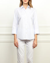 Load image into Gallery viewer, Clarice Luxe Cotton Classic Fit Shirt in Stripe