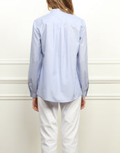 Load image into Gallery viewer, Frankie Relaxed Fit Shirt In Indigo/White Mini Stripe