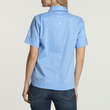 Load image into Gallery viewer, Aileen Short Sleeve Shirt Collar Top