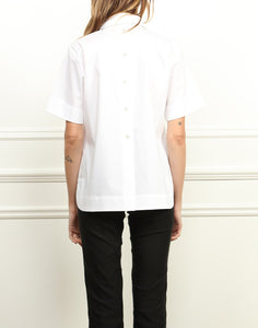 Aileen Short Sleeve Shirt Collar Top