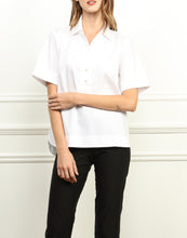 Load image into Gallery viewer, Aileen Short Sleeve Shirt Collar Top