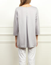 Load image into Gallery viewer, Cecilia A-line Knit Top In Silver