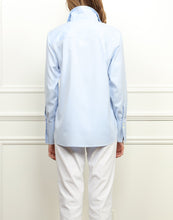 Load image into Gallery viewer, Meghan Luxe Cotton Relaxed Fit Shirt In Blue Mist