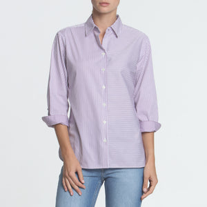 Margot Relax Fit Shirt In Stripe/Check