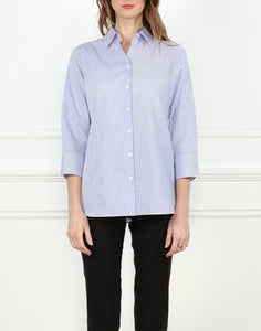 Margot Relax Fit Shirt In Stripe/Check
