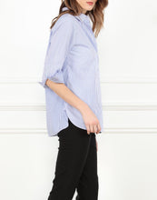 Load image into Gallery viewer, Margot Relax Fit Shirt In Stripe/Check